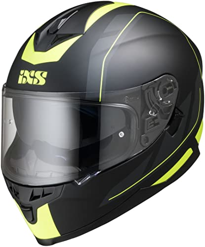 IXS 1100 2.0 Helm, schwarz-matt/gelb, XXL (63/64) von IXS