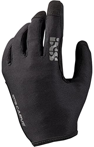 IXS Carve Gloves Black XL Handschuhe, Erwachsene, Unisex, Schwarz von IXS