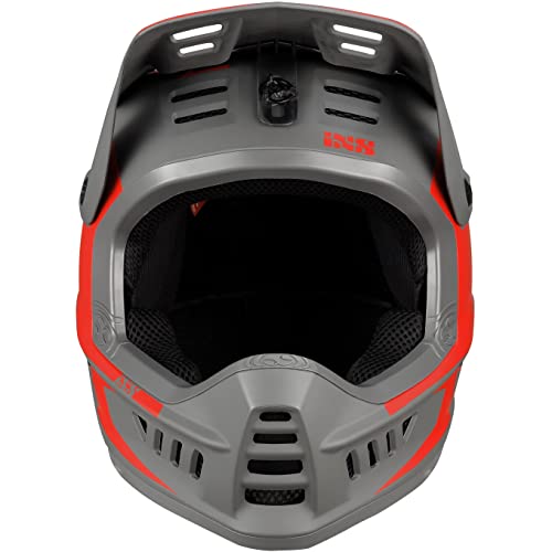 IXS Helmet XACT EVO red-Graphite SM (53-56cm) Helm, rot, S von IXS