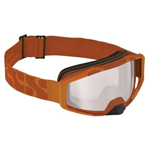 IXS Mountainbike Brille Goggle Clear Lens Low Profile, Burnt Orange, IX-GOG-9122 von IXS