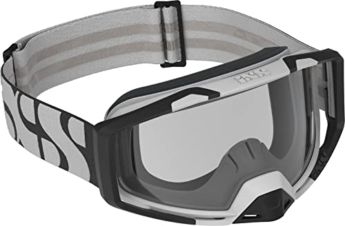 IXS Mountainbike Brille Goggle Clear Lens Low Profile, Weiß, IX-GOG-9122 von IXS