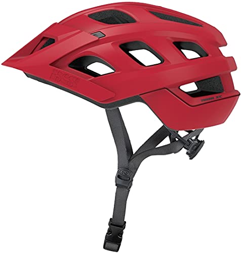 IXS Trail XC Evo Mountainbike/E-Bike/Cycle Helm, Rot, M/L (58-62cm) von IXS