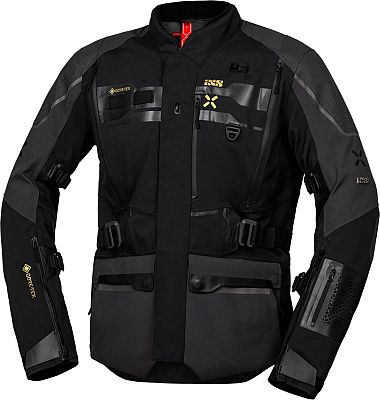 IXS Venture-GTX 1.0, Textiljacke Gore-Tex - Schwarz/Dunkelgrau - XL von IXS