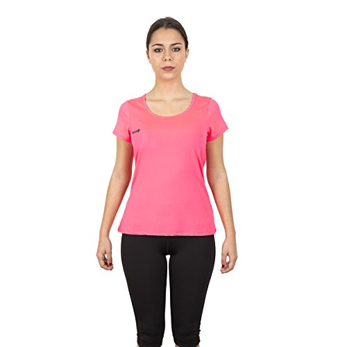 Izas Aland Kurzarm-T-Shirt für Damen, Damen, 8434076476025, Rosa Fluor, S von IZAS