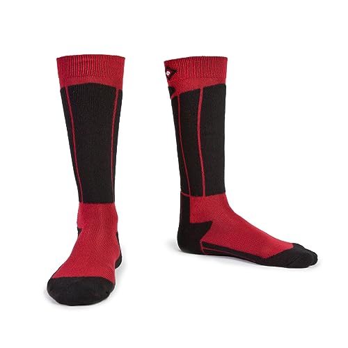 IZAS Erwachsene Fontan Socken, Black/Red, 38-40 von IZAS