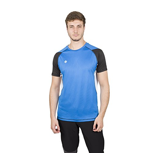 Izas Herren Morkil Kurzärmeliges T-Shirt, Königsblau/Schwarz/Weiß, 2XL von IZAS