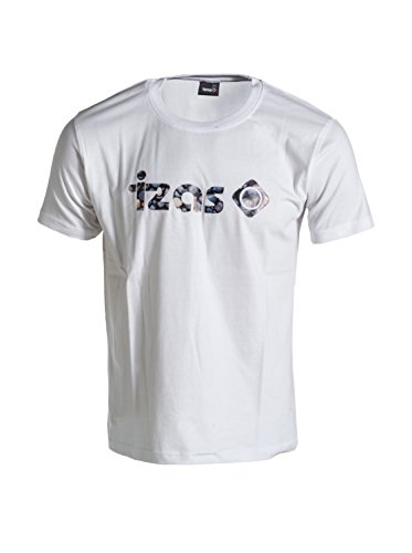 IZAS Herren Kurzarm-T-Shirt Run, Weiß/Grau, XXL, IMSTS00863WH/GRXXL von IZAS