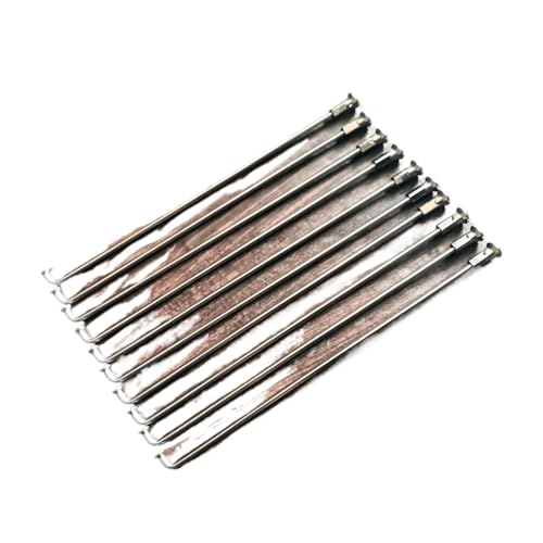 IZHAOGJING 10 Stück/Lot Motorrad Offroad Motorrad 9G Edelstahl Speiche Stahldraht dick 3,5 mm Länge 80-305 mm (3,5 mm x 115 mm) von IZHAOGJING