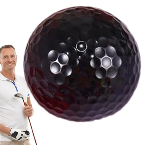 Ibuloule Bunte Golfbälle,Indoor-Golfbälle | Doppelschichtige Golfbälle für unterhaltsames Training - Niedliche Cartoon-Golfbälle für den Sport, neuartiges Driving Range-Spaß-Golfzubehör für Kinder und von Ibuloule
