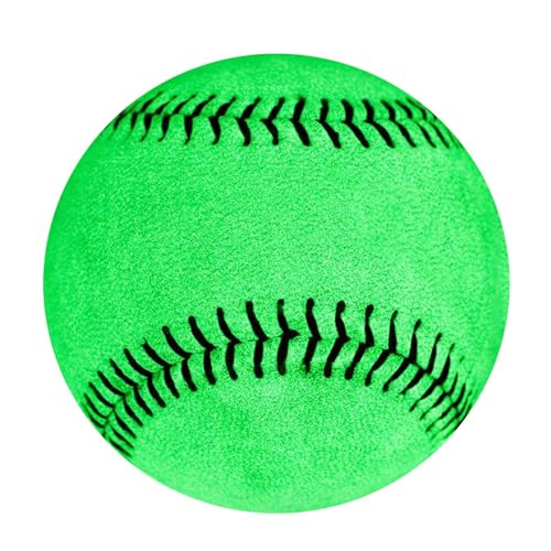 Ibuloule Leuchtender Baseball, leuchtender Baseballball | Standard 9-Zoll-Baseball für Nachttraining - Leuchtende Sichtbarkeit für nächtliches Catch & Hit, für Baseballspieler, Erwachsene, Jugendliche von Ibuloule