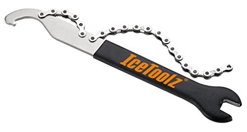 IceToolz Pedalschlüssel, 15 mm, Abtriebskette und Demotte, Freilauf, Unisex, Erwachsene, Grau von IceToolz