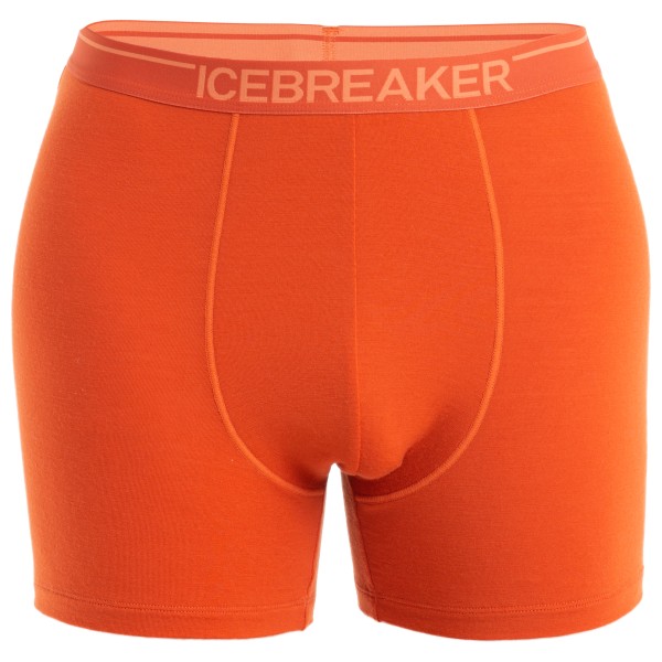 Icebreaker - Anatomica Boxers - Merinounterwäsche Gr M rot von Icebreaker