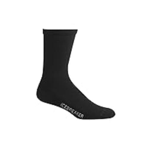 Icebreaker Damen Socken Lifestyle Light Crew, Black, L, IBN313001L von Icebreaker