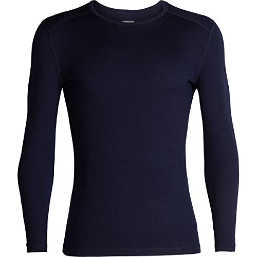 Icebreaker Herren Funktionsshirt 260 Tech LS Crewe, Midnight Navy, L, 104371401L von Icebreaker
