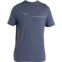 Icebreaker Herren Tech Lite III Cadence Paths T-Shirt von Icebreaker