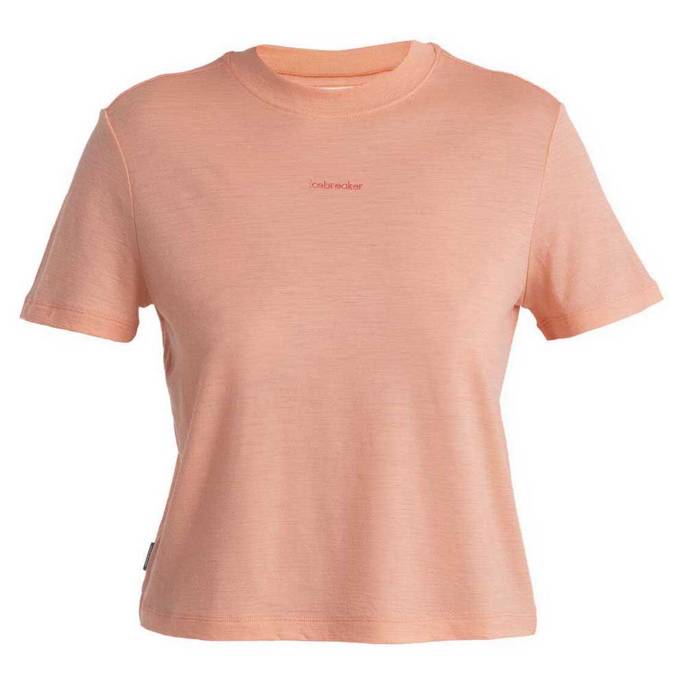 Icebreaker Merino 150 Tech Lite Iii Crop Sports Top Orange L Frau von Icebreaker