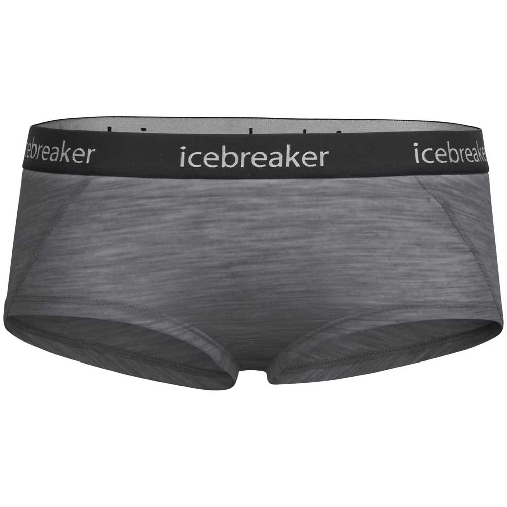Icebreaker Sprite Hot Short Merino Tight Grau L Frau von Icebreaker