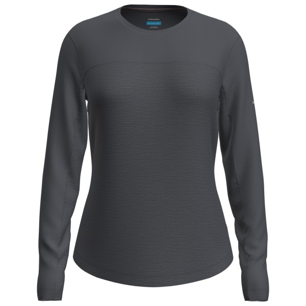 Icebreaker - Women's 125 Cool-Lite Sphere L/S Tee CB - Merinoshirt Gr S grau von Icebreaker