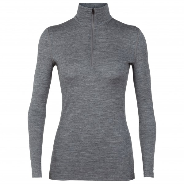 Icebreaker - Women's 200 Oasis L/S Half Zip - Merinounterwäsche Gr L;M;S;XS rosa;schwarz von Icebreaker