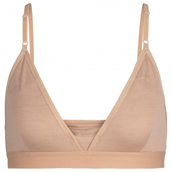 Icebreaker - Women's Siren Bra - Sport-BH Gr L beige von Icebreaker