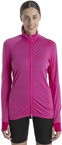 Icebreaker ZoneKnit™ Sweatshirt Tempo/Electron Pink/Cb XL von Icebreaker