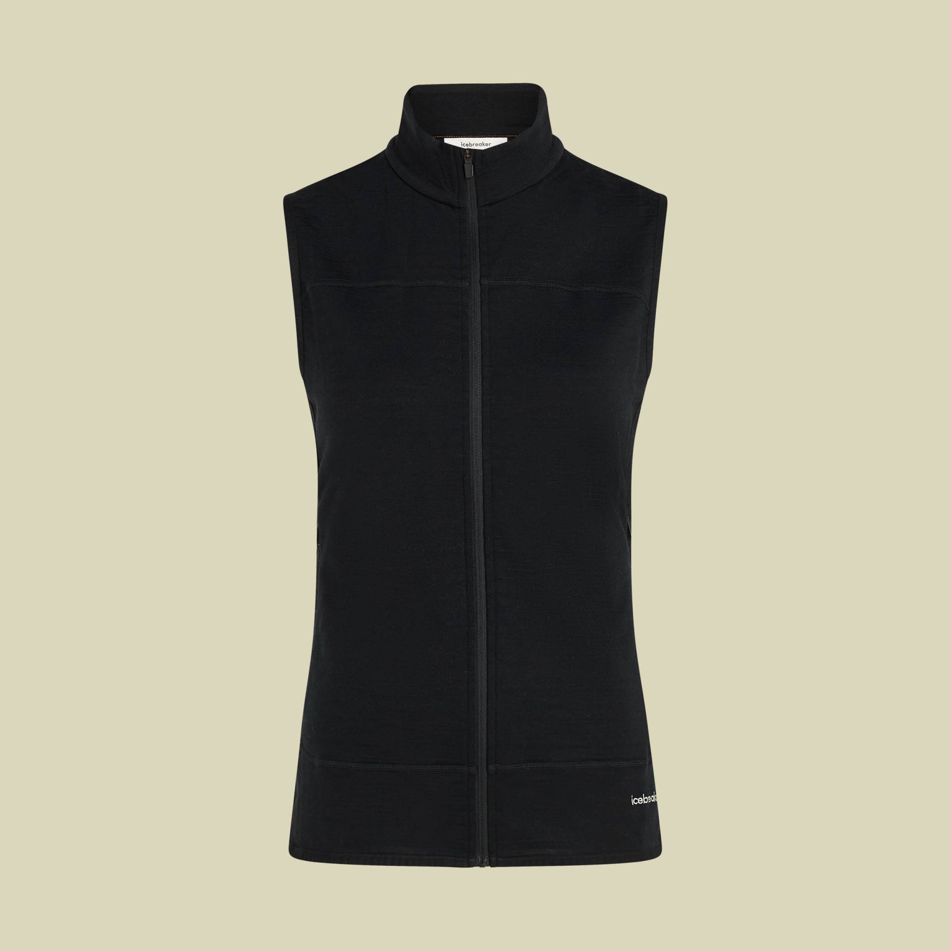 Merino Blend 300 RealFleece™ Descender Vest Women XL schwarz - black von Icebreaker