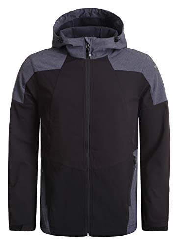 Icepeak Herren BENDON Softshell Jacke, schwarz, 48 von ICEPEAK