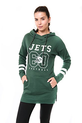 Icer Brands NFL Damen Slim Fit Tunika Pullover Hoodie Sweatshirt von Ultra Game