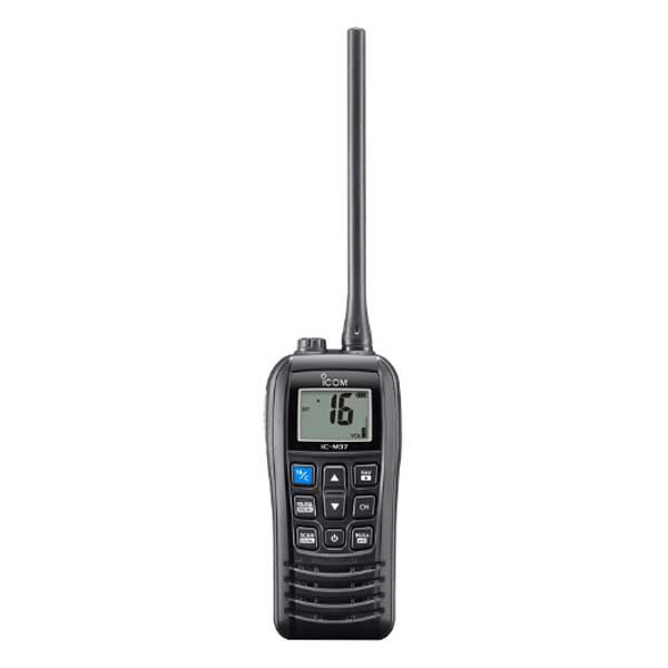 Icom Ipx7 6w Ic-m37e Portable Marine Vhf Radio Station Silber von Icom