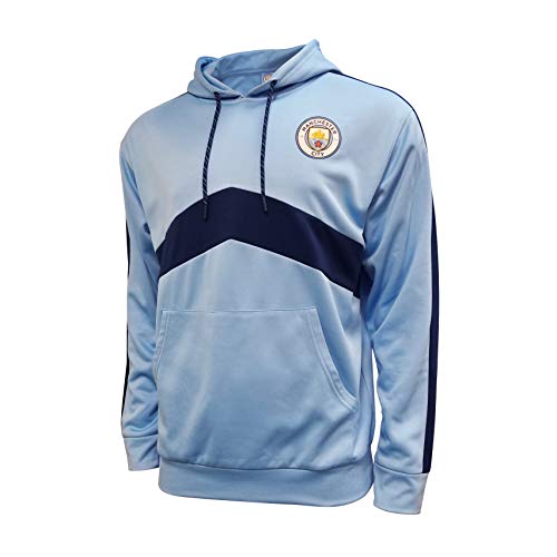 Icon Sports Herren Adult Pullover Hoodie Manchester City F.C. Kapuzenpullover für Erwachsene, Teamfarbe, M von Icon Sports