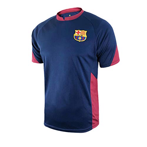 Icon Sports Mens Striker Short Sleeve Game Polyshirt UEFA Champions League Soccer Barcelona, Team Color, Medium von Icon Sports