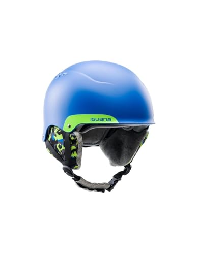 Iguana Sport Ski Helmet Chitin Jr 92800216697 Helm, Blau (Blau), Einheitsgröße von Iguana