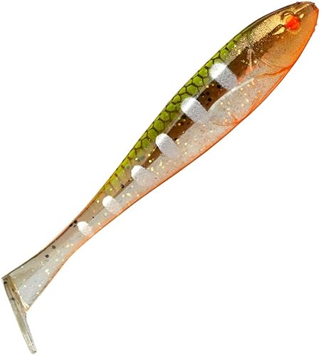 Illex Leurre Souple Magic Slim Shad 2-5cm - 1.1g - Magic Chartreuse Trout - Sinking - 16567 von Illex