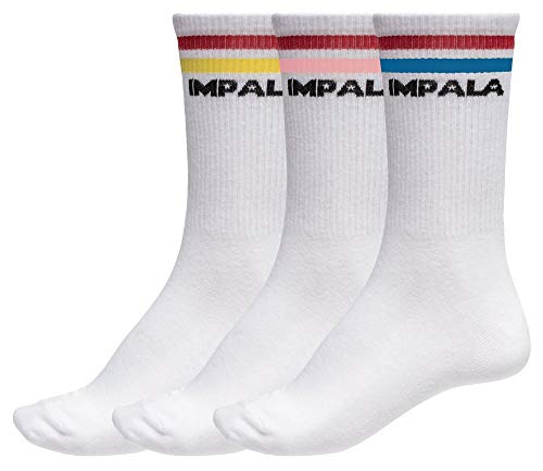 Impala Rollerskates Unisex-Erwachsene Socken, weiß, 37 von Impala