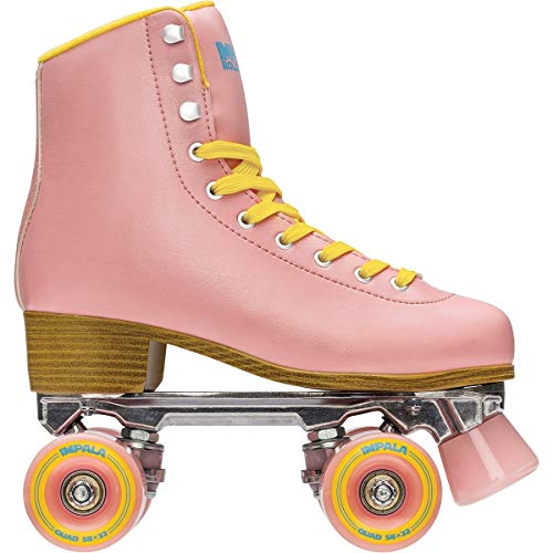 Impala Rollerskates Impala Mädchen Quad Skate (große Kinder/Erwachsene) Pink/Gelb 8 (US Herren 6, Damen 8) M von Impala