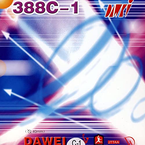 DAWEI 388C-1 (2,0 mm - schwarz) | China Tischtennis Belag | ITTF | TT-Spezial - Schütt Tischtennis von Imperial
