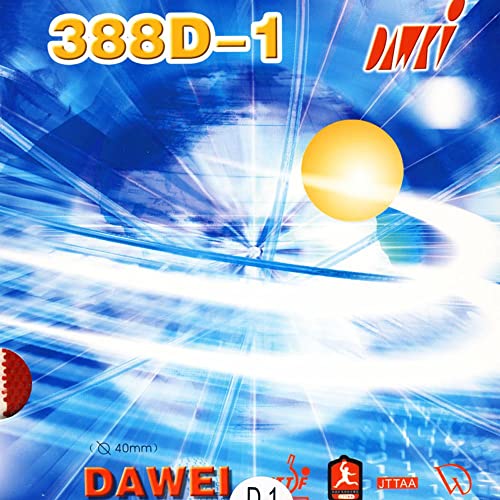 DAWEI 388D-1 (0,5 mm - schwarz) | China Tischtennis Belag | ITTF | TT-Spezial - Schütt Tischtennis von Imperial