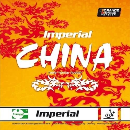 Imperial China Orange Sponge (1,0 mm - rot) | - China Tischtennis Belag | ITTF | TT-Spezial - Schütt Tischtennis von Imperial