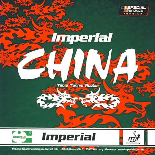 Imperial China Special Sponge (1,5 mm - schwarz) | - China Tischtennis Belag | ITTF | TT-Spezial - Schütt Tischtennis von Imperial