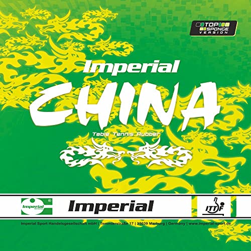 Imperial China Top Sponge (1,5 mm - schwarz) | - China Tischtennis Belag | ITTF | TT-Spezial - Schütt Tischtennis von Imperial