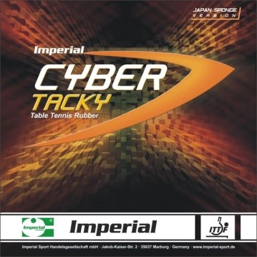 Imperial Cyber Tacky Soft - Magic (1,5 mm - schwarz) | - China Tischtennis Belag | ITTF | TT-Spezial - Schütt Tischtennis von Imperial
