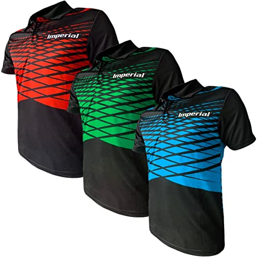 Imperial Shirt F-9 (rot - L) | - Funktionsfaser Tischtennis Shirt | Tischtennis Trikot | Tischtennis Hemd | TT-Spezial - Schütt Tischtennis von Imperial