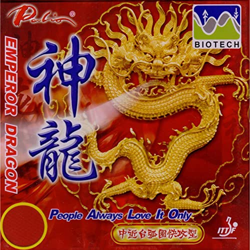PALIO Emperor Dragon Biotech (2,0 mm - rot) | China Tischtennis Belag | ITTF | TT-Spezial - Schütt Tischtennis von Imperial