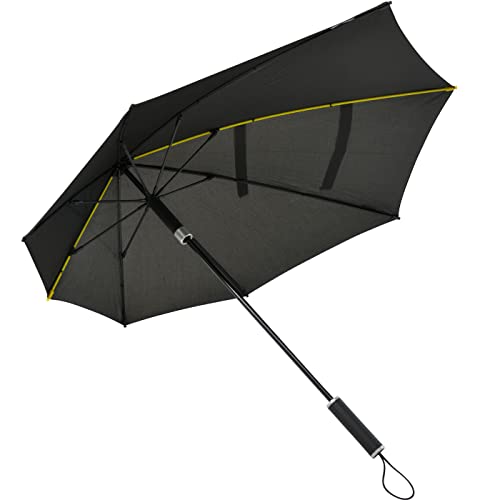 Impliva Unisex Temppete Regenschirm, Schwarz, 92 cm von Impliva