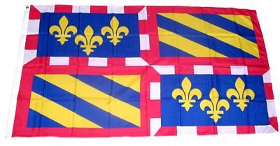 Fahne / Flagge Frankreich - Burgund NEU 90 x 150 cm von Import