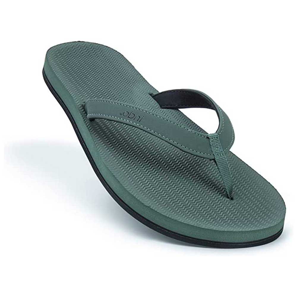 Indosole Essentials Flip Flops Grün EU 35-36 Frau von Indosole