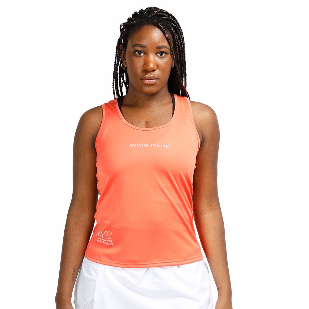 Infinite Athletic Ultraboost Sleeveless T-shirt Orange S Frau von Infinite Athletic