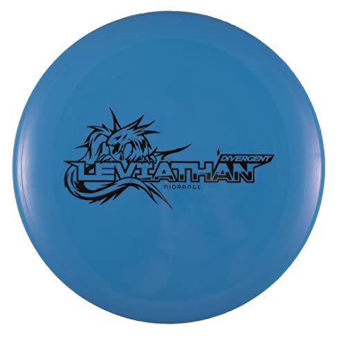 Divergent Discs | Leviathan | Disc Golf Midrange | Max Grip (blau) von Infinite Discs