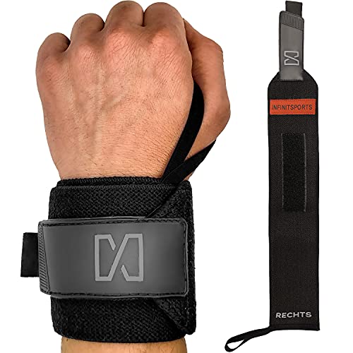 Infinitsports® Handgelenk Bandagen (Wrist Wrap), Handgelenkbandage/Handgelenkstütze, Handgelenk Bandage Fitness, Bandage Handgelenk, Wrist Support von Infinitsports