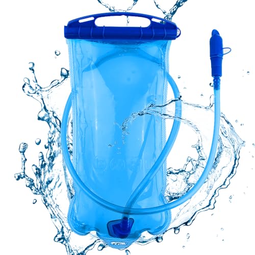Infreecs Trinkblase 1.5L/2L, Wasserblase für Trinkrucksack, BPA-frei Auslaufsicher Wasserbehälter, Trinksack Hydration, Wasserblase Trinksystem für Rucksack für Laufen, Wandern, Campen, Radfahren von Infreecs